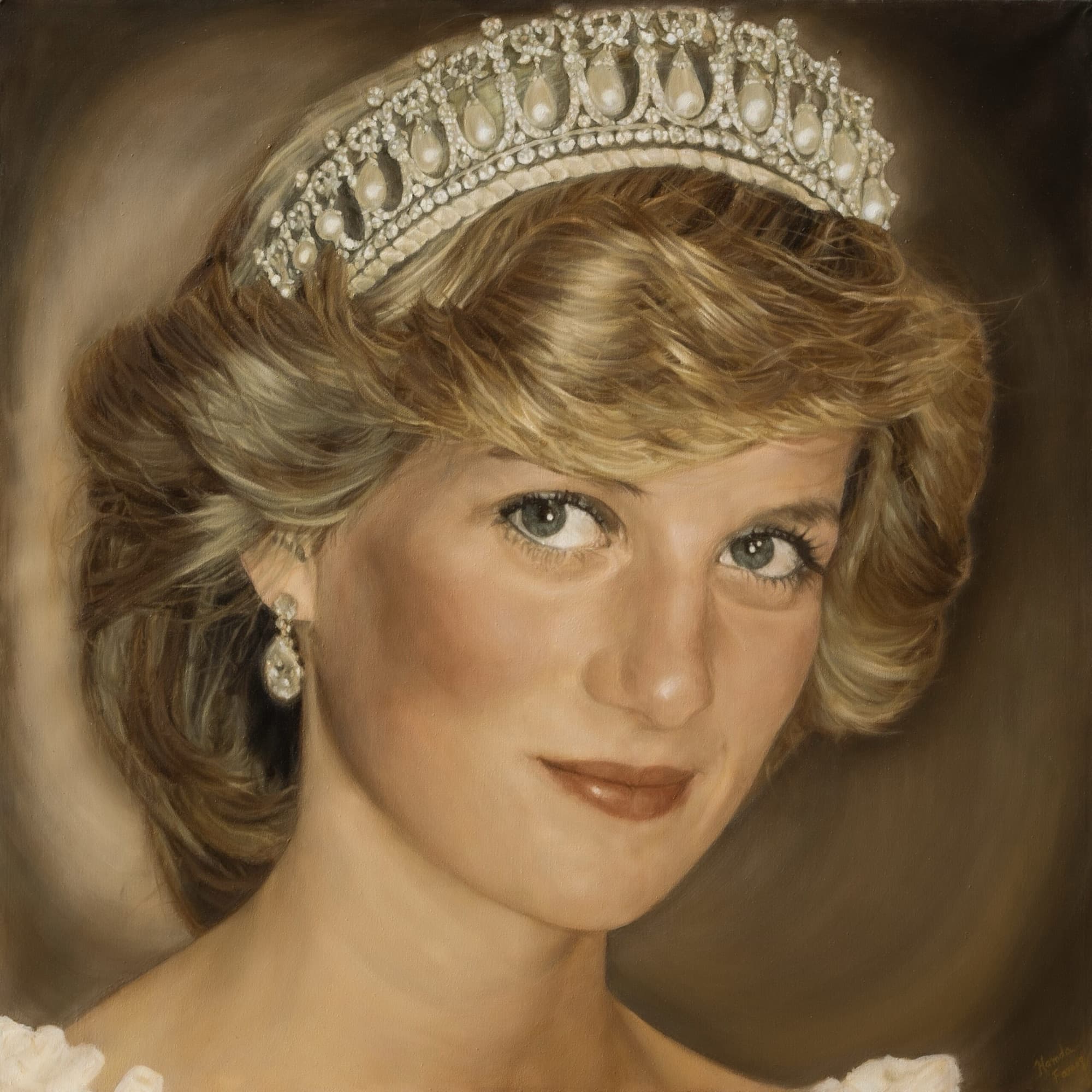 Princess Diana portrait — Iconic Series